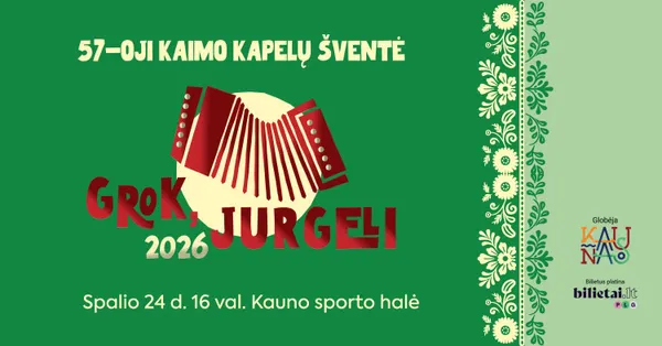 Kaimo kapelų šventė "Grok, Jurgeli 2026"