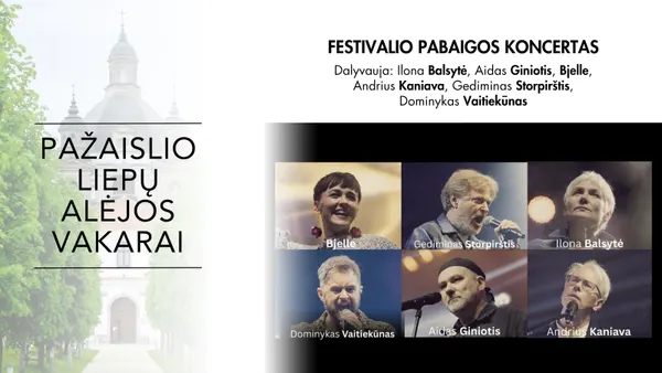 Pažaislio liepų alėjos vakarai | festivalio pabaigos koncertas