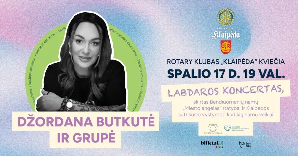 Džordana Butkutė Ir Grupė. Labdaros Koncertas