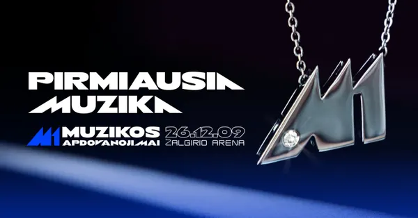 M1 muzikos apdovanojimai 2026