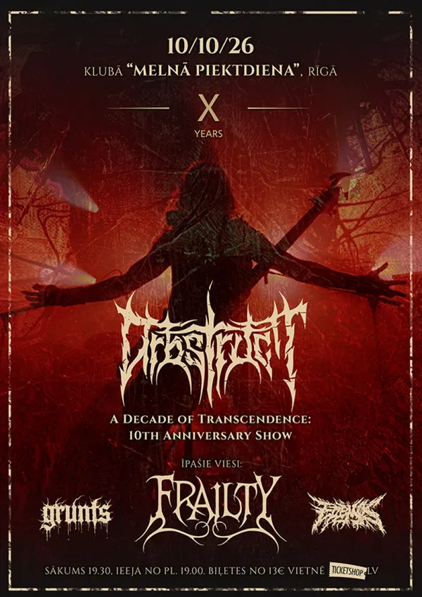 ORBSTRUCT (Death Metal, UA) 10 gadu jubilejas koncerts