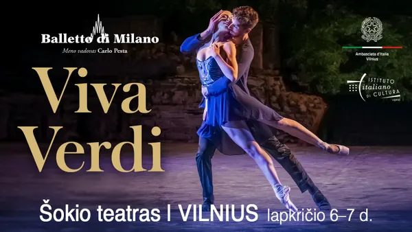 Italijos teatro Balletto di Milano baletas VIVA VERDI