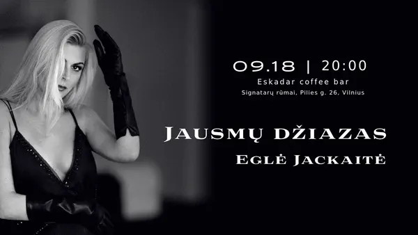 „Jausmų džiazas“ – vakaras, paliesiantis širdį