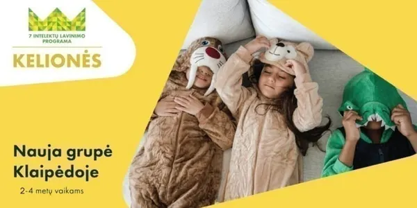 7 intelektų lavinimo programa KELIONĖS Klaipėdoje
