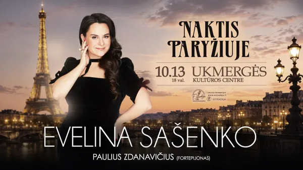 Evelina Sašenko „Naktis Paryžiuje“