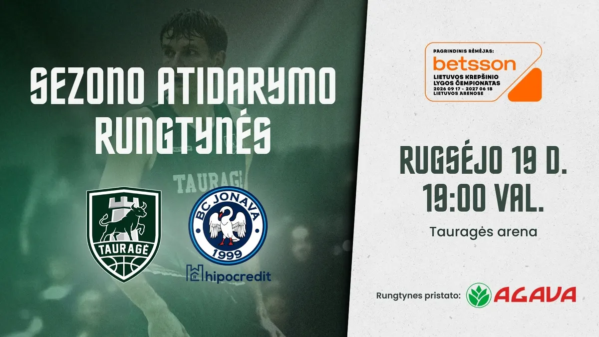 LKL rungtynės: Tauragės „Tauragė“ – Jonavos „Hipocredit“