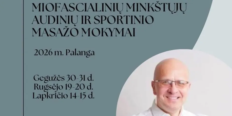 Miofascialinių Minkštųjų Audinių Ir Sportinio Masažo Mokymai