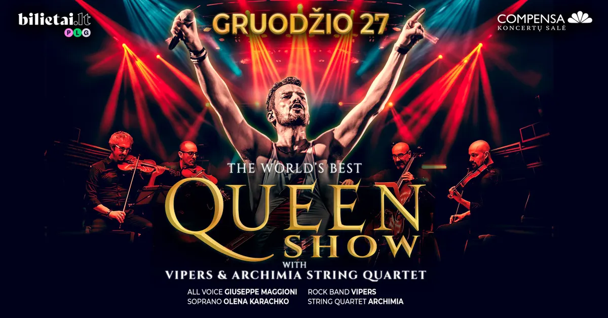 QUEEN Show - Vipers & Archimia String Quartet + Special Guest