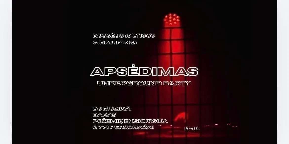 APSĖDIMAS underground party (part 2)