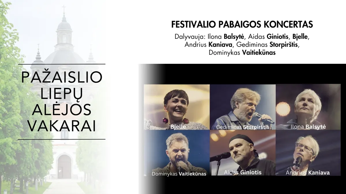 Pažaislio liepų alėjos vakarai | festivalio pabaigos koncertas