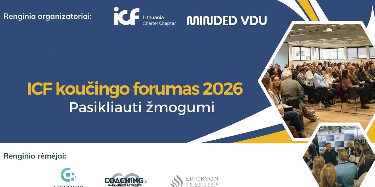 Koučingo Buzz'as 2026 - didžiausias koučingo renginys Lietuvoje