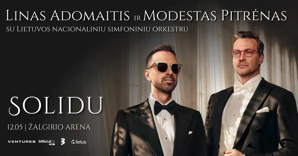 Linas Adomaitis ir Modestas Pitrėnas su LNSO | Žalgirio arena