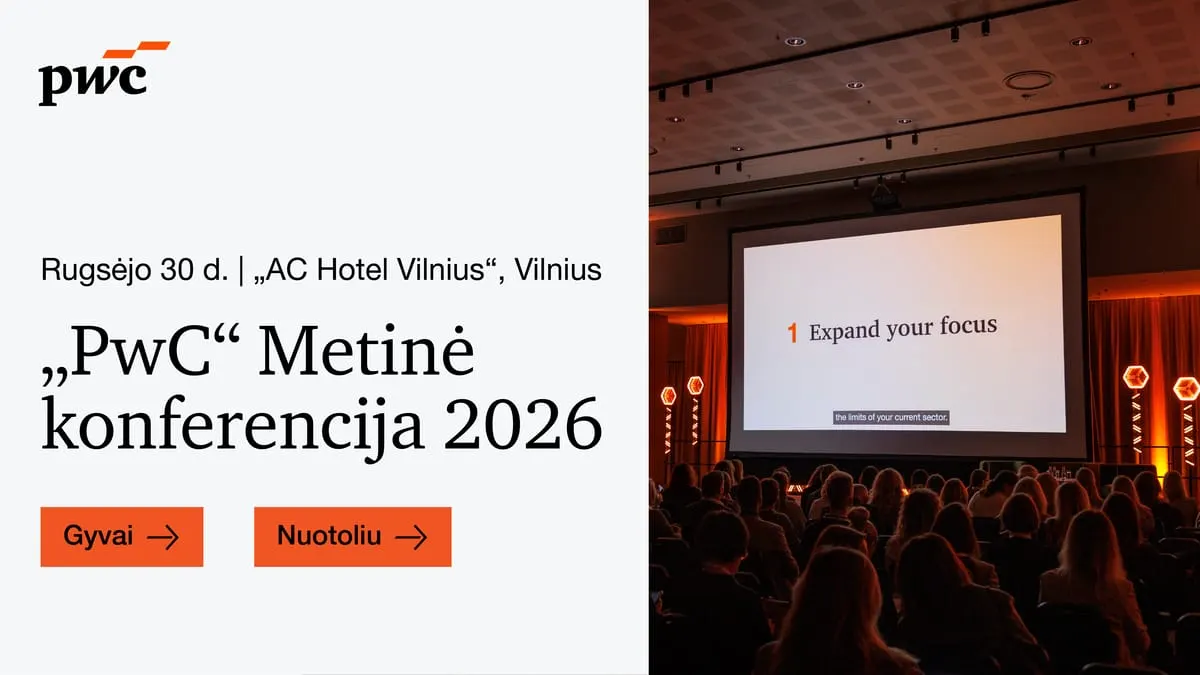 „PwC“ Metinė konferencija 2026