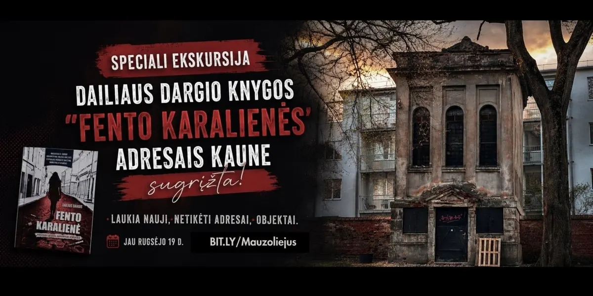 Kauno Naujamiestis su „Fento Karalienės“ autoriumi Dailiumi Dargiu