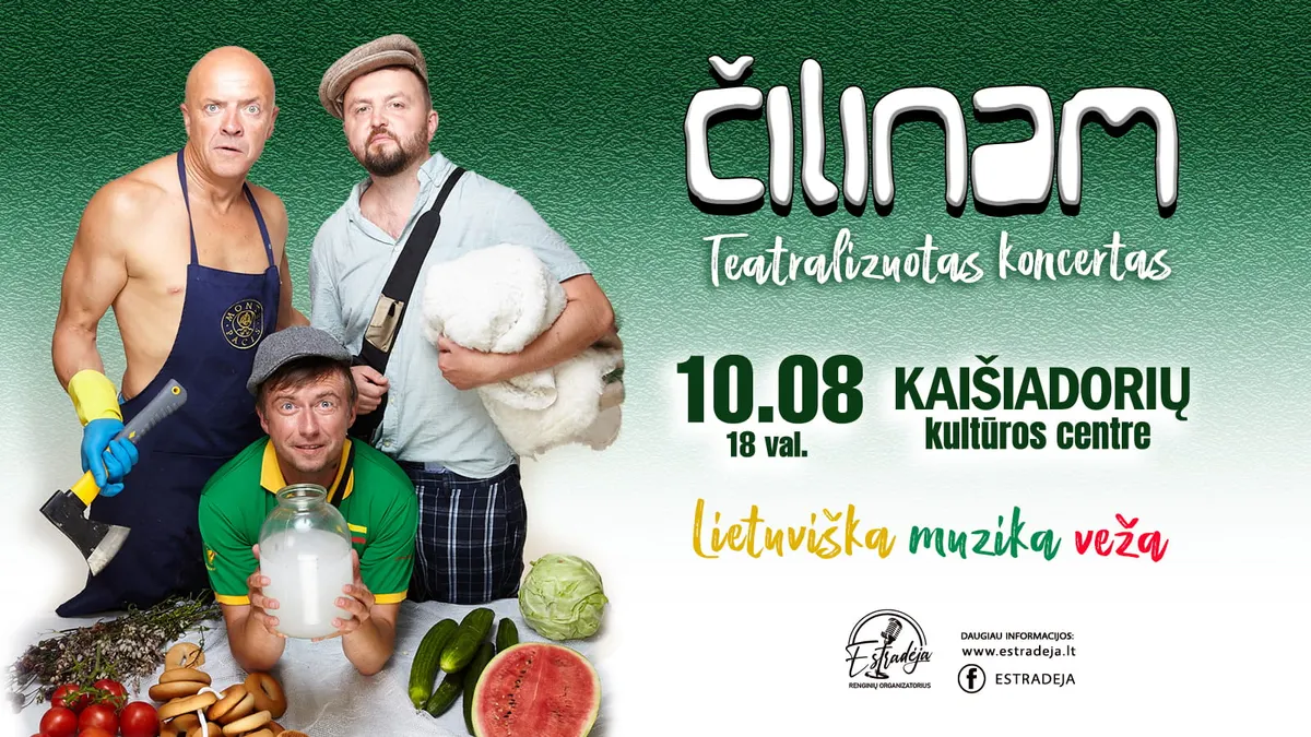 Grupė ČILINAM | Teatralizuotas koncertas „Lietuviška muzika veža“