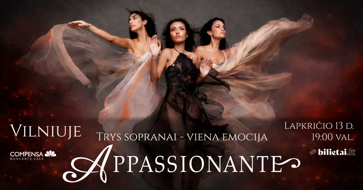 "Appassionante" Trys Sopranai - Viena Emocija