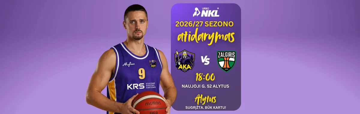 Alytaus KRS - Kauno "Žalgiris-2" | NKL atidarymo rungtynės