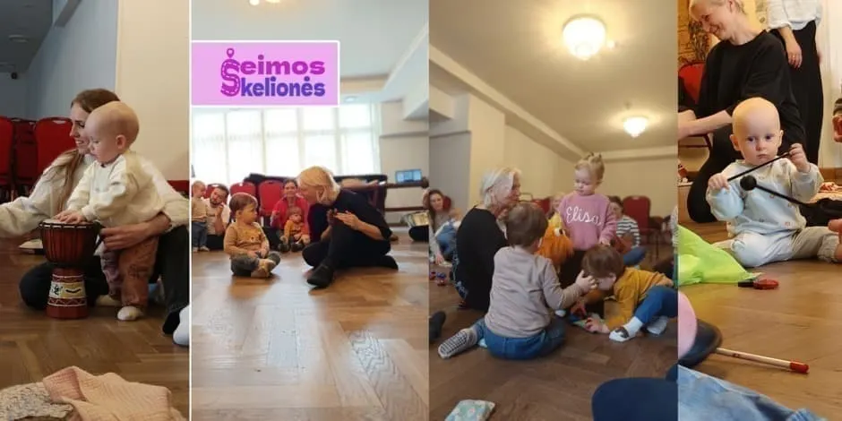 Muzikinė edukacija vaikams (nuo 1,3 mėn. iki 2,5 m.)