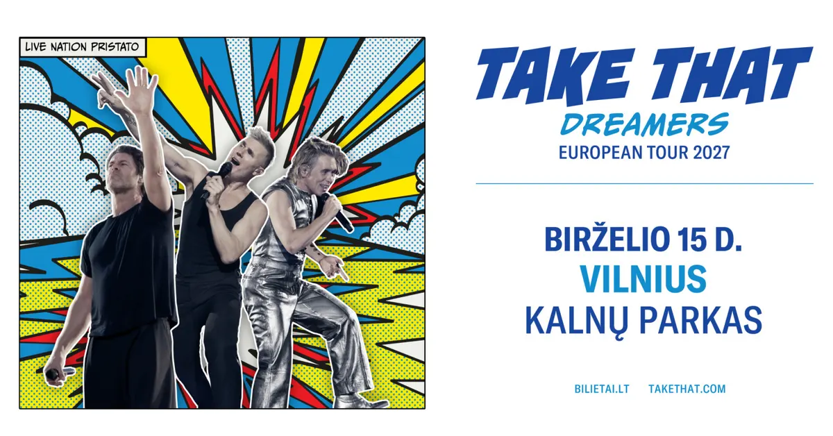 Take That - European Tour 2027