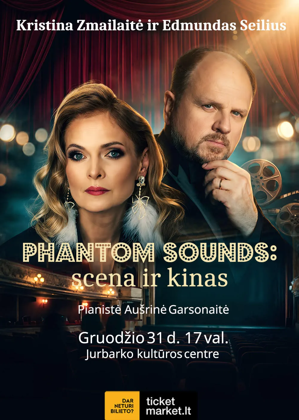 Kristina Zmailaitė ir Edmundas Seilius | Phantom sounds: scena ir kinas