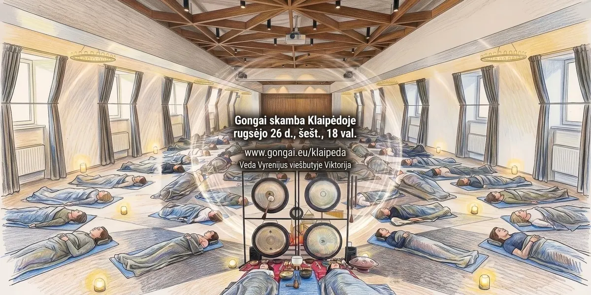 Gongai Klaipėdoje. Veda Vyrenijus.