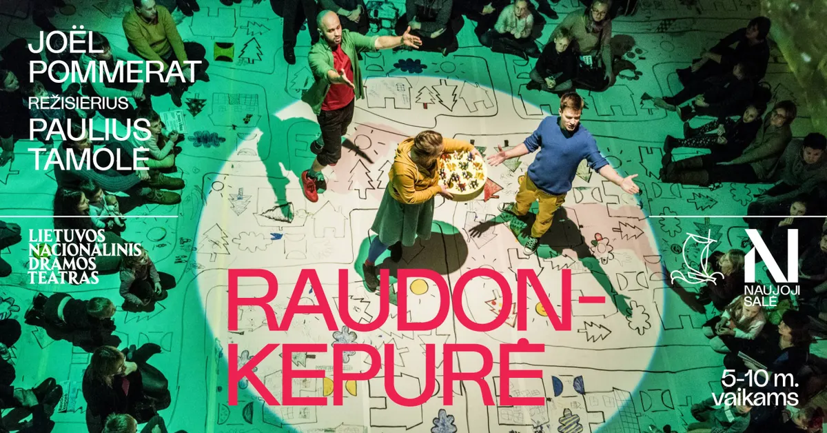 Joël POMMERAT "RAUDONKEPURĖ", rež. Paulius TAMOLĖ