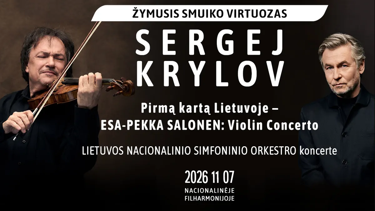 Sergej Krylov su LNSO: Esa-Pekka Salonen - Violin Concerto