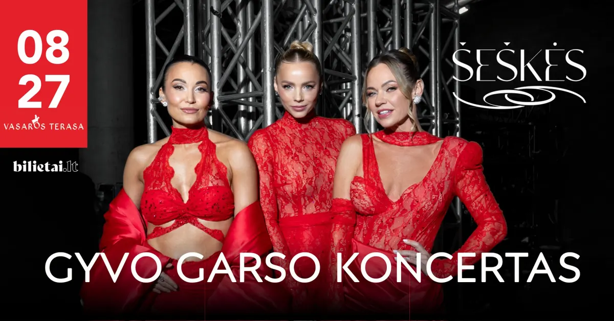 ŠEŠKĖS su grupe | Gyvos Muzikos Koncertas