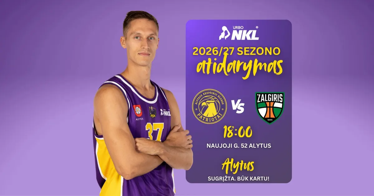 Alytaus krepšinio klubas "Patriotai" - Kauno "Žalgiris-2" | NKL atidarymo rungtynės