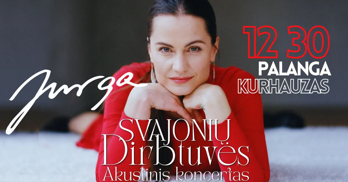 Jurga | Akustinis koncertas SVAJONIŲ DIRBTUVĖS