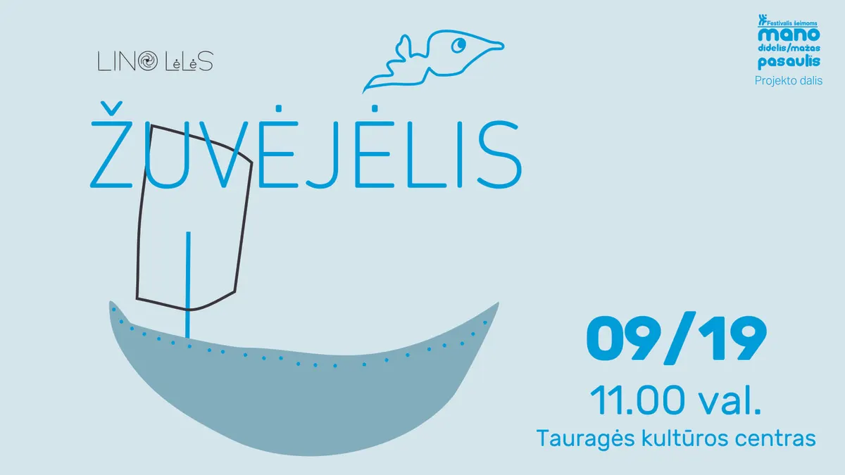 Spektaklis „Žuvėjėlis“ (vaikams nuo 4 m.)