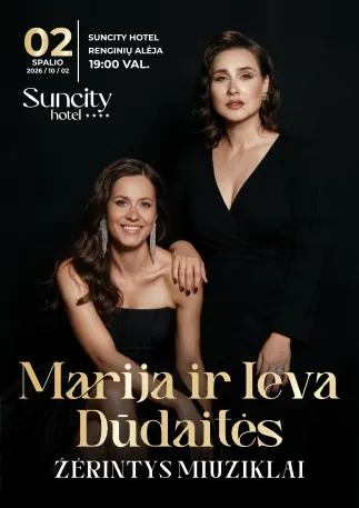 Marija ir Ieva Dūdaitės „Žėrintys miuziklai“ | Renginių alėja